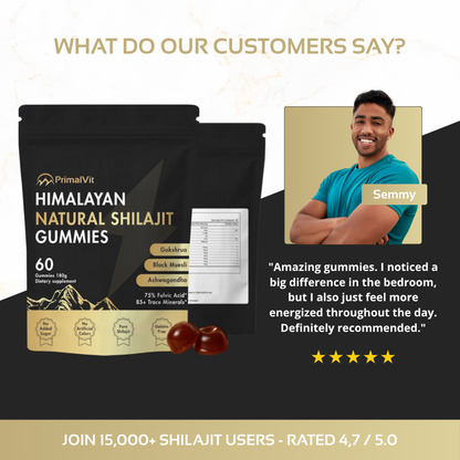 PrimalVit™ Shilajit Gummies
